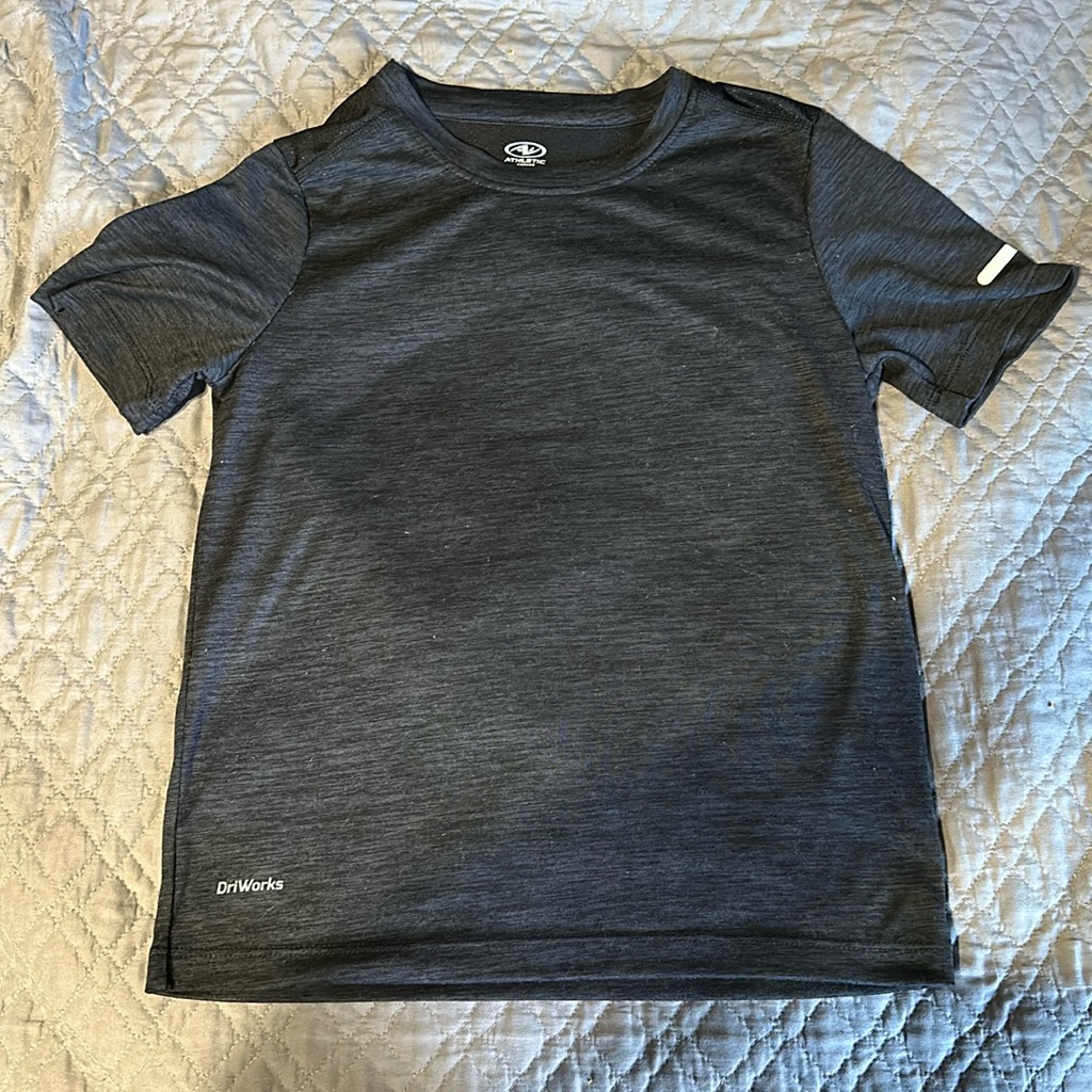 Athletic Works Driworks Kid Boy Short Sleeve Core Crew Neck Tee